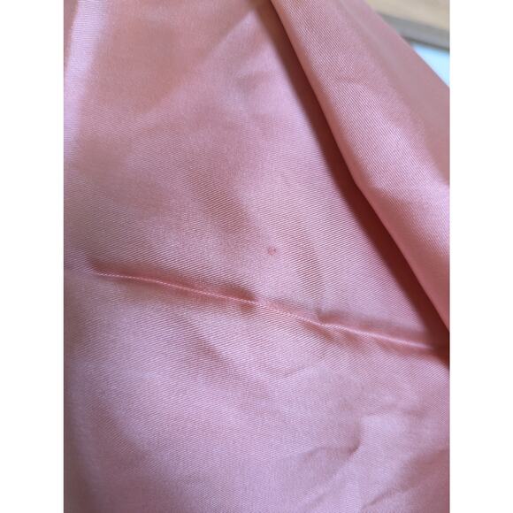 VTG Ashear 100% Silk Pocket Square 18" Men Rose Pink Handkerchief Preppy Formal - Picture 4 of 7